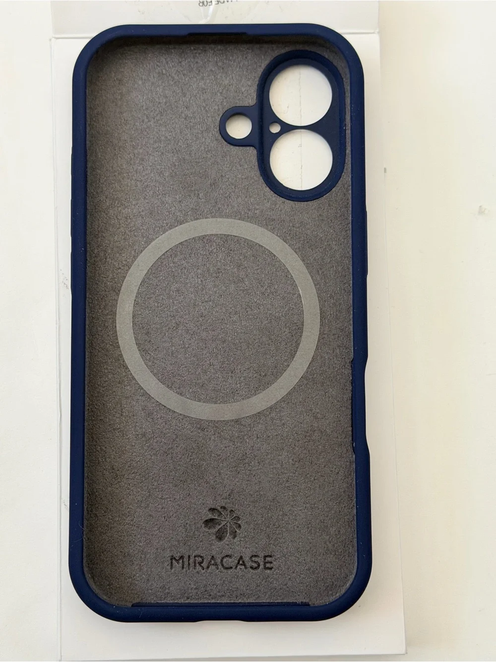 iPhone 17 Navy Blue Magnetic Compatible Phone Case